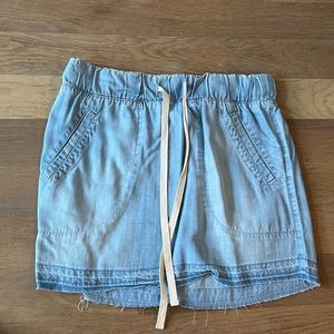 Bella Dahl faux denim skirt